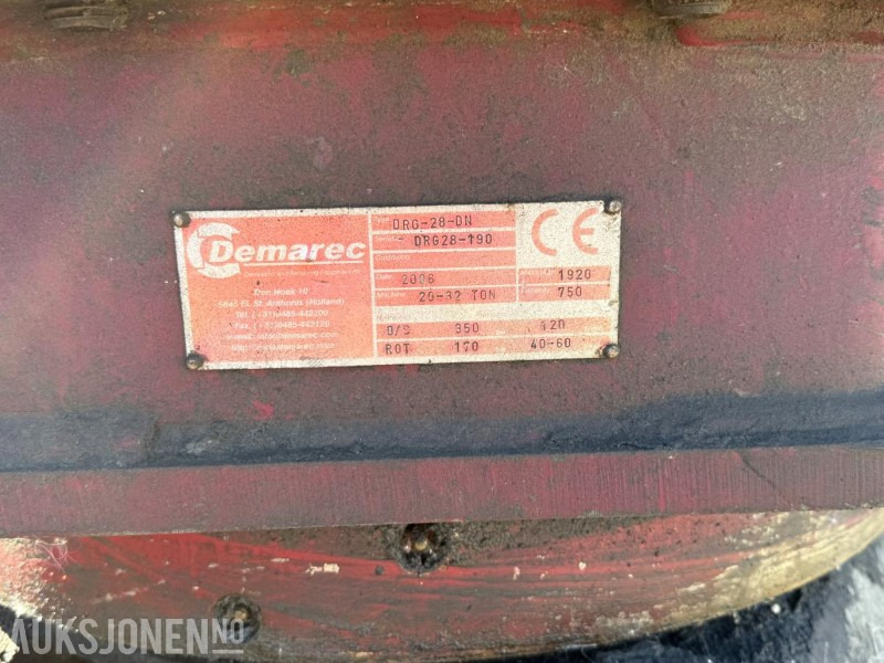 2006 Demarec DRG-28 DN Sorteringsklype S-70 - Attrezzatura da costruzione: foto 5 2006 Demarec DRG-28 DN Sorteringsklype S-70 - Attrezzatura da costruzione: foto 5