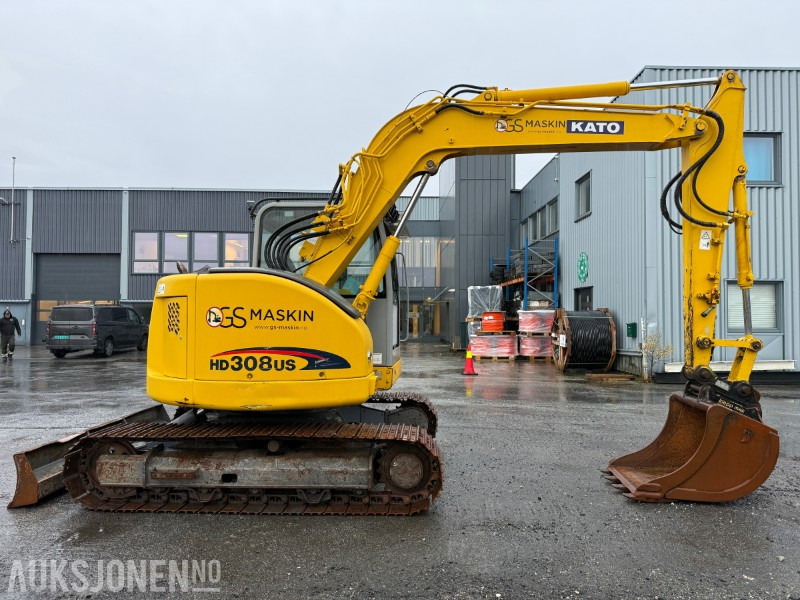 2008 Kato HD 308 US 8-tonns gravemaskin - Klepp hurtigfeste - Klepp graveskuff + pusseskuff m/tilt - 3927 timer - Escavatore: foto 4 2008 Kato HD 308 US 8-tonns gravemaskin - Klepp hurtigfeste - Klepp graveskuff + pusseskuff m/tilt - 3927 timer - Escavatore: foto 4