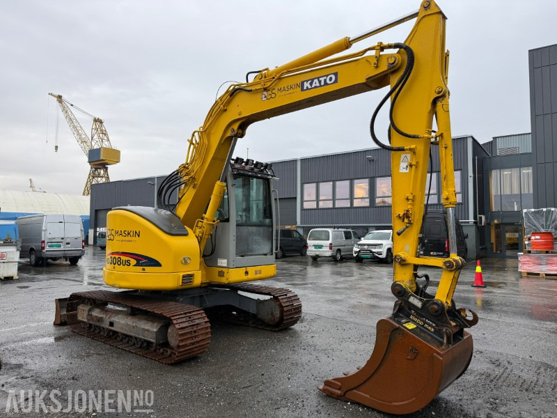 2008 Kato HD 308 US 8-tonns gravemaskin - Klepp hurtigfeste - Klepp graveskuff + pusseskuff m/tilt - 3927 timer - Escavatore: foto 3 2008 Kato HD 308 US 8-tonns gravemaskin - Klepp hurtigfeste - Klepp graveskuff + pusseskuff m/tilt - 3927 timer - Escavatore: foto 3