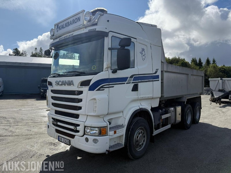 2011 Scania R620 6X4 Tippbil med 2005 Carnehl trippelkjerre - Autocarro ribaltabile: foto 1 2011 Scania R620 6X4 Tippbil med 2005 Carnehl trippelkjerre - Autocarro ribaltabile: foto 1
