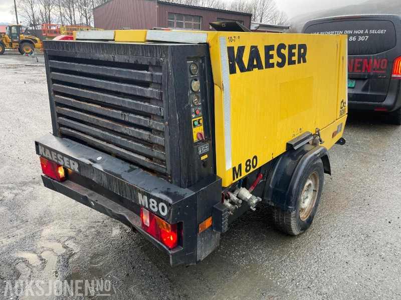2012 Kaeser M 80 tilhenger kompressor med 2654 timer - Attrezzatura da costruzione: foto 5 2012 Kaeser M 80 tilhenger kompressor med 2654 timer - Attrezzatura da costruzione: foto 5
