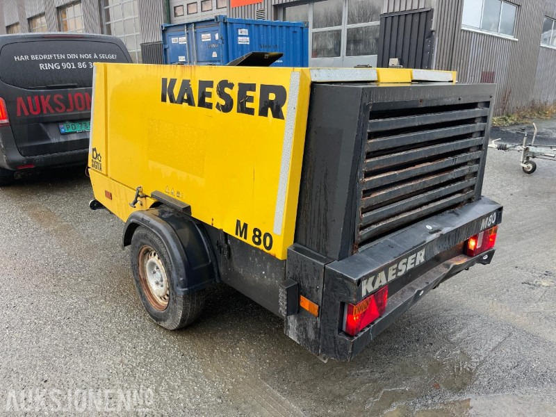 2012 Kaeser M 80 tilhenger kompressor med 2654 timer - Attrezzatura da costruzione: foto 3 2012 Kaeser M 80 tilhenger kompressor med 2654 timer - Attrezzatura da costruzione: foto 3