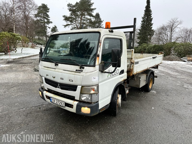 2012 Mitsubishi Fuso Canter 7C15 3-veis tipp, 126125km - Autocarro con pianale/ Cassone fisso: foto 1 2012 Mitsubishi Fuso Canter 7C15 3-veis tipp, 126125km - Autocarro con pianale/ Cassone fisso: foto 1