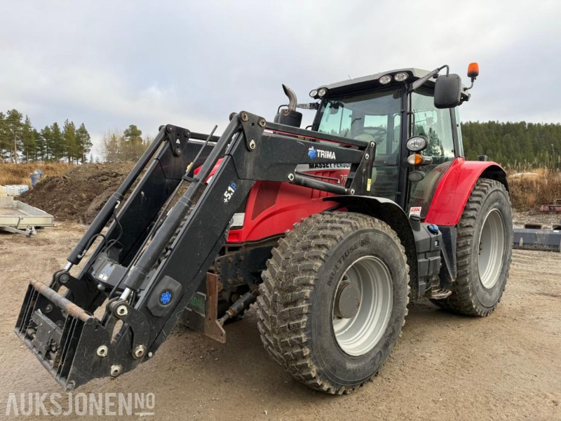 2013 Massey Ferguson 7616 Dyna-6 med Trima +5.1P frontlaster - Trattore: foto 1 2013 Massey Ferguson 7616 Dyna-6 med Trima +5.1P frontlaster - Trattore: foto 1