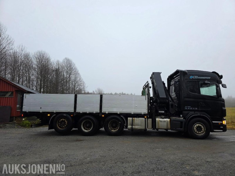 2013 SCANIA G480 8X4 KRANBIL • HIAB XS 377 E-8 HIPRO • EURO 5 • KRAN GODKJENT TIL 05/2026 - Camion con gru: foto 4 2013 SCANIA G480 8X4 KRANBIL • HIAB XS 377 E-8 HIPRO • EURO 5 • KRAN GODKJENT TIL 05/2026 - Camion con gru: foto 4