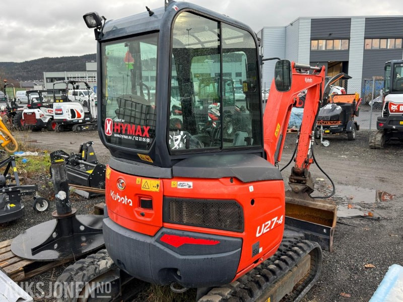 2015 Kubota U27-4 minigraver med skuffe / 1611 timer - Miniescavatore: foto 5 2015 Kubota U27-4 minigraver med skuffe / 1611 timer - Miniescavatore: foto 5