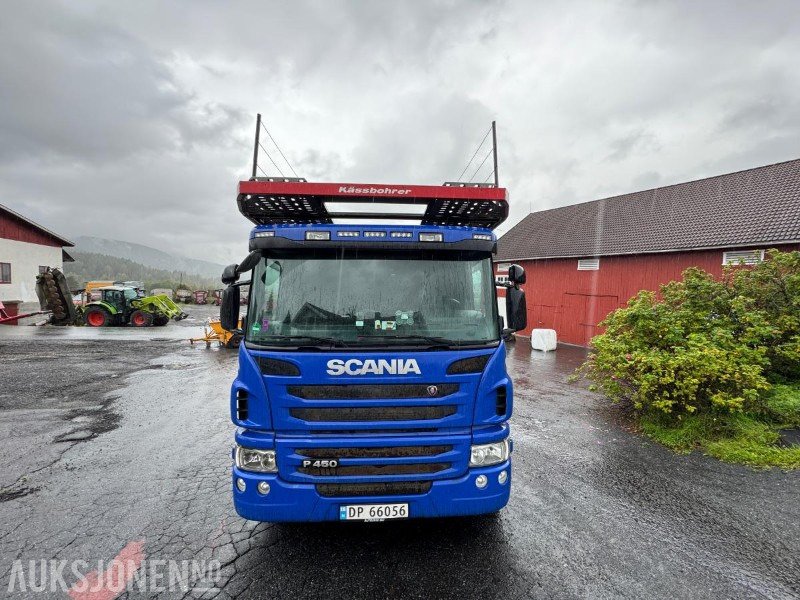 Camion bisarca 2015 Scania P 450 biltransport med henger / EU-godkjent: foto 8