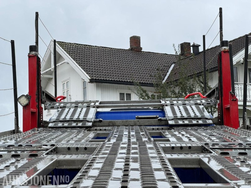 Camion bisarca 2015 Scania P 450 biltransport med henger / EU-godkjent: foto 11