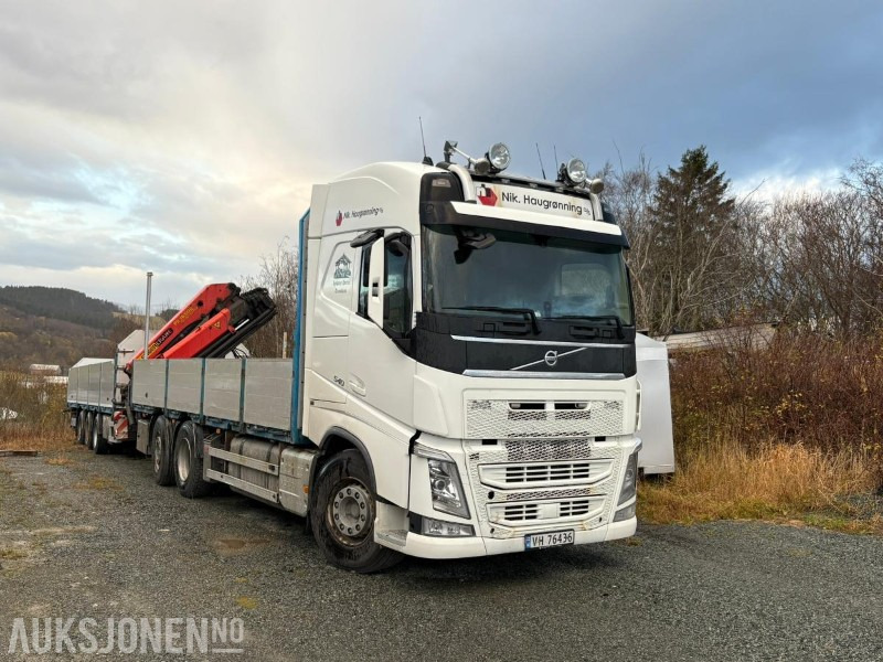 2015 VOLVO FH540 6x2 KRANBIL med Palfinger PK16502 - Camion con gru: foto 3 2015 VOLVO FH540 6x2 KRANBIL med Palfinger PK16502 - Camion con gru: foto 3