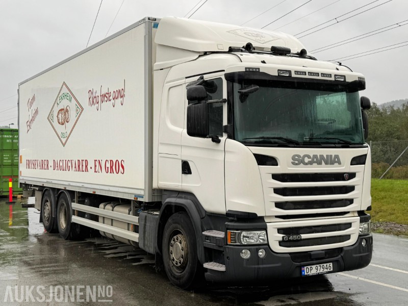2016 Scania G450 med 2-soners kjøl- og frys, 1 eier, 2 kjølesoner, Gullavtale, Zepro, Onspot kjettinger, ryggekamera - Autocarro furgonato: foto 3 2016 Scania G450 med 2-soners kjøl- og frys, 1 eier, 2 kjølesoner, Gullavtale, Zepro, Onspot kjettinger, ryggekamera - Autocarro furgonato: foto 3