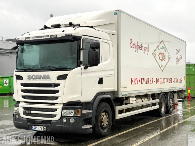 2016 Scania G450 med 2-soners kjøl- og frys, 1 eier, 2 kjølesoner, Gullavtale, Zepro, Onspot kjettinger, ryggekamera - Autocarro furgonato: foto 1 2016 Scania G450 med 2-soners kjøl- og frys, 1 eier, 2 kjølesoner, Gullavtale, Zepro, Onspot kjettinger, ryggekamera - Autocarro furgonato: foto 1