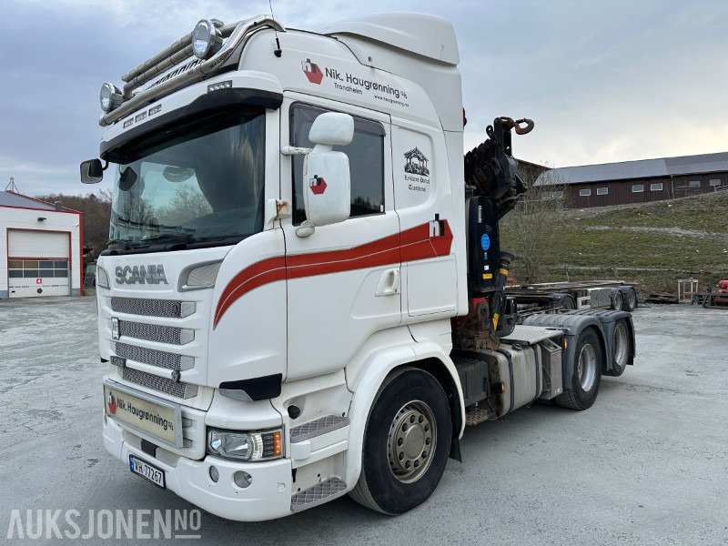 2016 Scania R580 med Effer 305/6S kran selges – klar for bruk! - Camion con gru: foto 1 2016 Scania R580 med Effer 305/6S kran selges – klar for bruk! - Camion con gru: foto 1