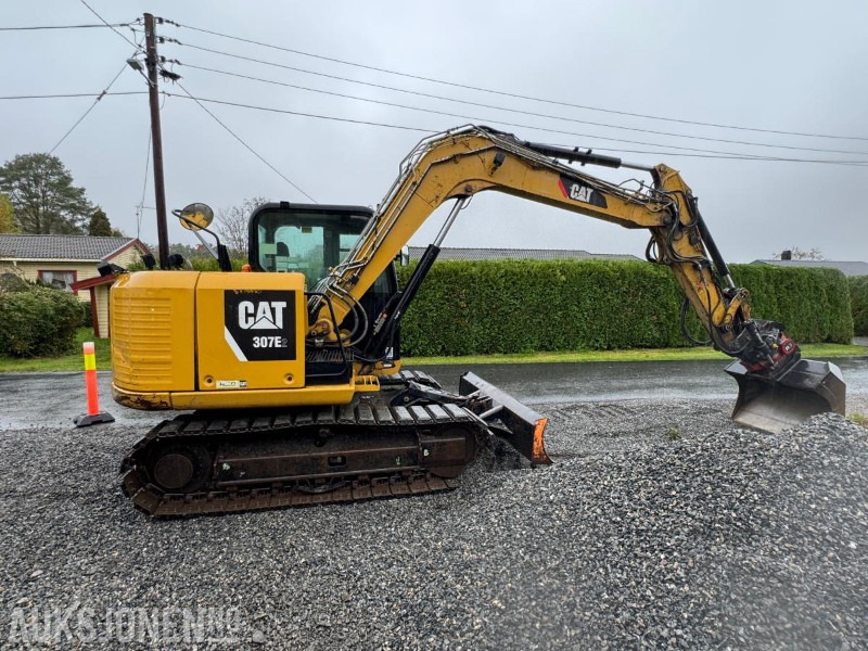 2017 Cat 307E2 beltegraver , rototilt R3,3skuffer,klype,servicehistorikk,6001t, - Escavatore: foto 5 2017 Cat 307E2 beltegraver , rototilt R3,3skuffer,klype,servicehistorikk,6001t, - Escavatore: foto 5