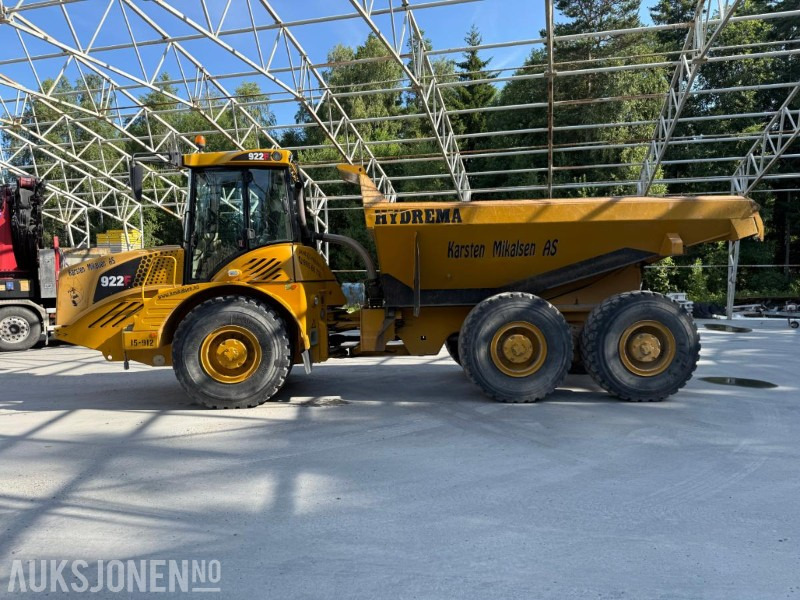 2017 Hydrema 922F 2.55 DUMPER SERVICEHISTORIKK LITE TIMER. - Dumper: foto 4 2017 Hydrema 922F 2.55 DUMPER SERVICEHISTORIKK LITE TIMER. - Dumper: foto 4