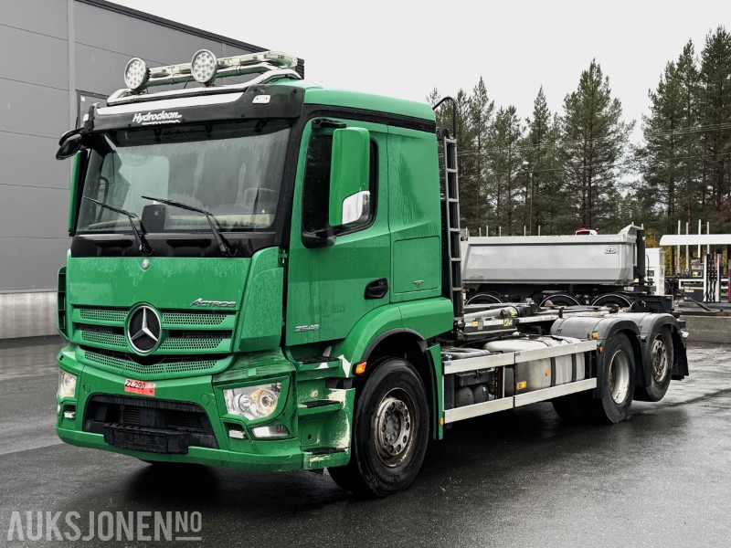 2017 MERCEDES-BENZ ACTROS 2546 6X2 KROKBIL JOAB EURO6 RETARDER VBG KAMERA LUFTFJÆRING - Autocarro scarrabile: foto 1 2017 MERCEDES-BENZ ACTROS 2546 6X2 KROKBIL JOAB EURO6 RETARDER VBG KAMERA LUFTFJÆRING - Autocarro scarrabile: foto 1