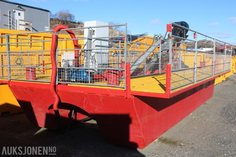 2017 Moi AS flåte med mudder pumpe i god stand. Hoyer el. motor 55 kW. - Attrezzatura da costruzione: foto 2 2017 Moi AS flåte med mudder pumpe i god stand. Hoyer el. motor 55 kW. - Attrezzatura da costruzione: foto 2