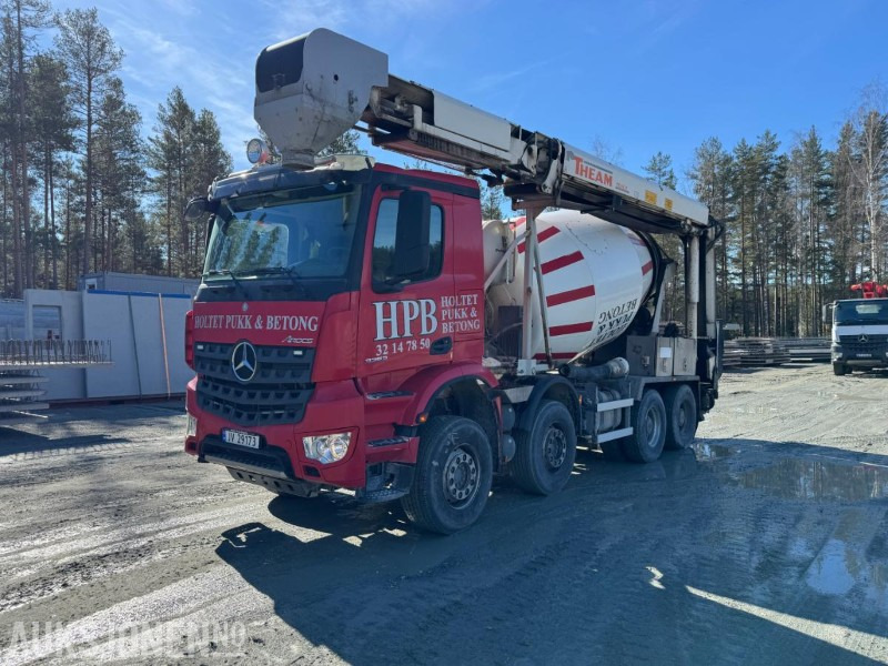 2018 Mercedes-Benz Arocs båndbil til betong - Autobetoniera: foto 1 2018 Mercedes-Benz Arocs båndbil til betong - Autobetoniera: foto 1