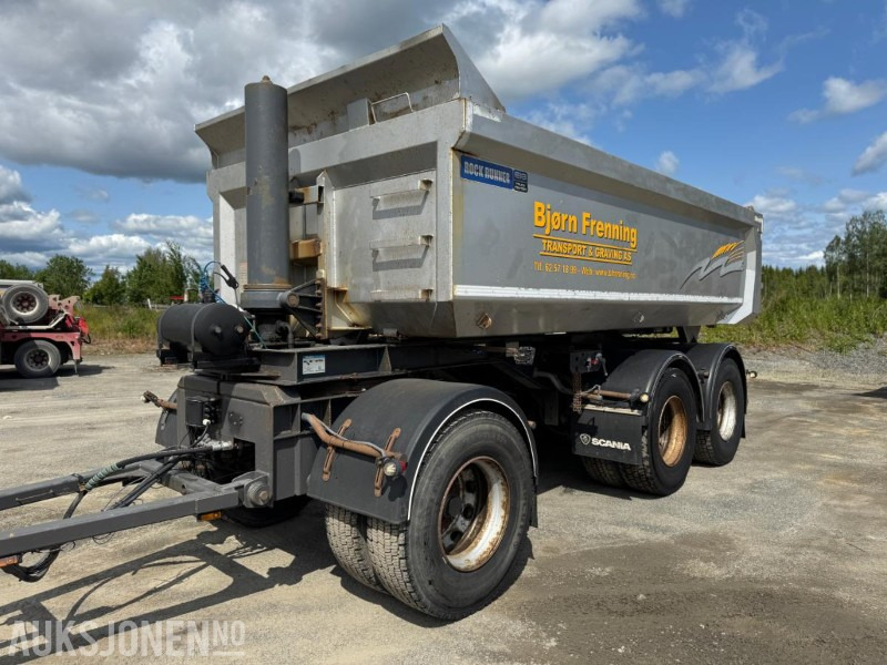 Autocarro ribaltabile 2018 Scania R580 GODT UTSTYRT TIPPBIL MED 3 AKSLET HENGER: foto 14