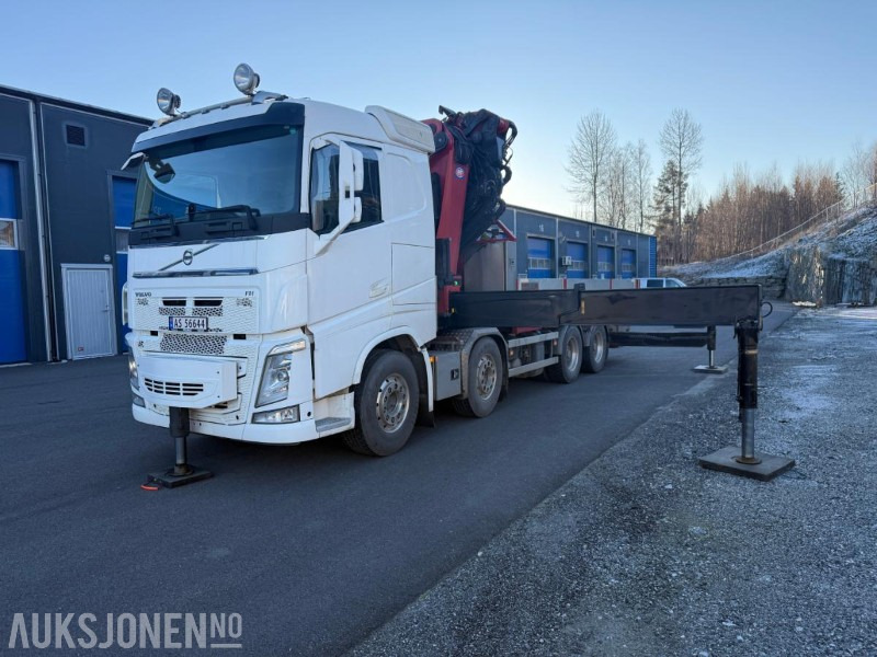 2018 Volvo FH540 KRANBIL HMF8520 KRAN M/JIBB EURO 6 SERVICEHISTORIKK 551HK. - Camion con gru: foto 1 2018 Volvo FH540 KRANBIL HMF8520 KRAN M/JIBB EURO 6 SERVICEHISTORIKK 551HK. - Camion con gru: foto 1