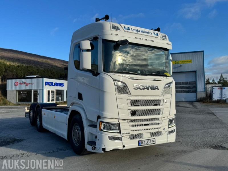 2020 Scania R580 CHASSIS, V8, EURO 6, SVING AKSEL 3, DIESELVARMER, - Autocarro telaio: foto 3 2020 Scania R580 CHASSIS, V8, EURO 6, SVING AKSEL 3, DIESELVARMER, - Autocarro telaio: foto 3