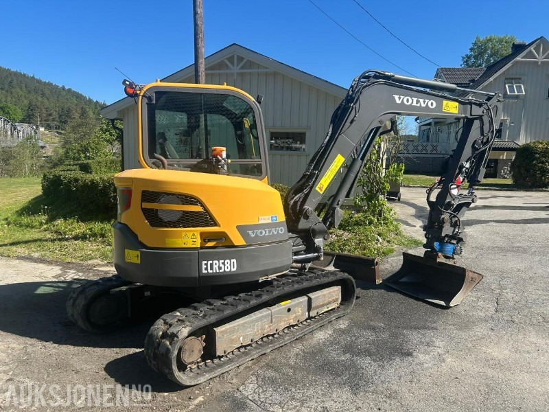 2020 Volvo ECR58D-Gravemaskin-Tiltrotator-2 Skuffer-Hydraulisk HK - Escavatore: foto 4 2020 Volvo ECR58D-Gravemaskin-Tiltrotator-2 Skuffer-Hydraulisk HK - Escavatore: foto 4