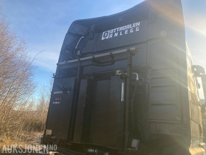 Autocarro scarrabile 2021 MAN TGX krokbil med dumperkasse og kranflak. 8X4 EURO 6: foto 7