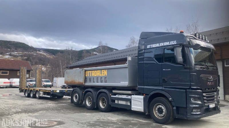 2021 MAN TGX krokbil med dumperkasse og kranflak. 8X4 EURO 6 - Autocarro scarrabile: foto 5 2021 MAN TGX krokbil med dumperkasse og kranflak. 8X4 EURO 6 - Autocarro scarrabile: foto 5