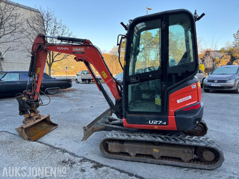 2022 KUBOTA U27 - 4 HI HIGH SPEC. 1155TIMER. S40. ENGCON TILTROTATOR. SMALSKUFF OG PUSSESKUFF. - Escavatore: foto 2 2022 KUBOTA U27 - 4 HI HIGH SPEC. 1155TIMER. S40. ENGCON TILTROTATOR. SMALSKUFF OG PUSSESKUFF. - Escavatore: foto 2