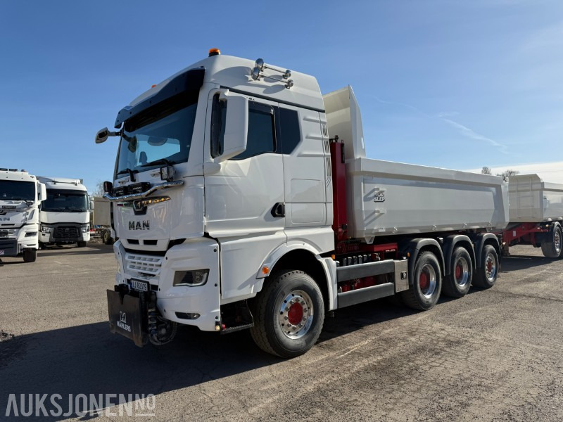 2022 MAN TGX 35.510 - Bil og henger. Grus og asfalt kasser - Autocarro ribaltabile: foto 2 2022 MAN TGX 35.510 - Bil og henger. Grus og asfalt kasser - Autocarro ribaltabile: foto 2