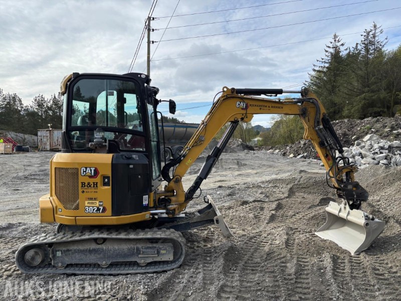 2024 Cat 302.7 CR Belte Minigraver med sentralsmøring og 3skuffer - Miniescavatore: foto 5 2024 Cat 302.7 CR Belte Minigraver med sentralsmøring og 3skuffer - Miniescavatore: foto 5
