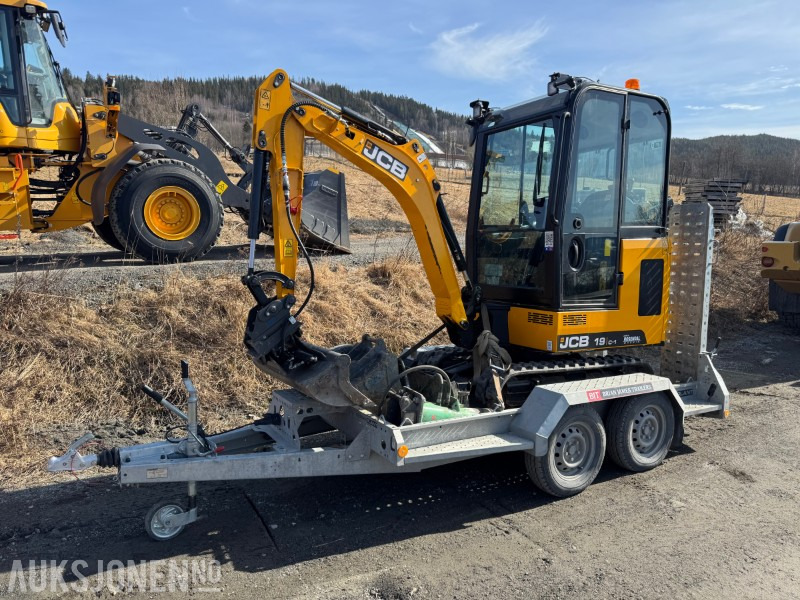 2024 JCB 19 C-1 MINIGRAVER, 3 SKUFFER, PIGGHAMMER, MASKINHENGER, KUN 200 TIMER, UTVIDET GARANTI - Miniescavatore: foto 2 2024 JCB 19 C-1 MINIGRAVER, 3 SKUFFER, PIGGHAMMER, MASKINHENGER, KUN 200 TIMER, UTVIDET GARANTI - Miniescavatore: foto 2