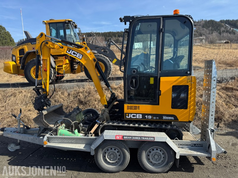 2024 JCB 19 C-1 MINIGRAVER, 3 SKUFFER, PIGGHAMMER, MASKINHENGER, KUN 200 TIMER, UTVIDET GARANTI - Miniescavatore: foto 3 2024 JCB 19 C-1 MINIGRAVER, 3 SKUFFER, PIGGHAMMER, MASKINHENGER, KUN 200 TIMER, UTVIDET GARANTI - Miniescavatore: foto 3