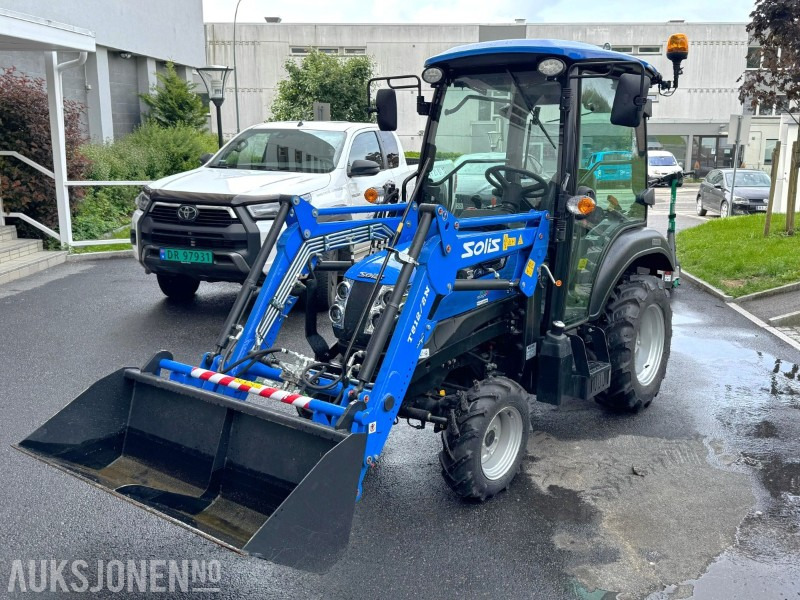 2024 Solis 26 HST minitraktor | kun 15 timer | 4WD | frontlaster m/ skuffe | varmeapparat - Trattore: foto 1 2024 Solis 26 HST minitraktor | kun 15 timer | 4WD | frontlaster m/ skuffe | varmeapparat - Trattore: foto 1