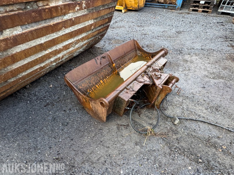 Hydraulisk pusseskuffe S40 - Attrezzatura per Macchina da cantiere: foto 3 Hydraulisk pusseskuffe S40 - Attrezzatura per Macchina da cantiere: foto 3