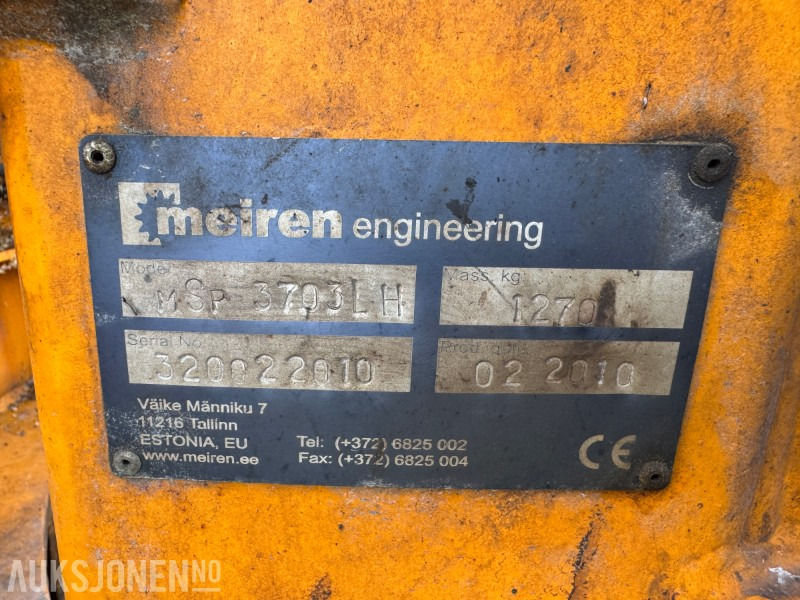 2010 Meiren MSP3703 LH diagonalplog - Camion: foto 2 2010 Meiren MSP3703 LH diagonalplog - Camion: foto 2