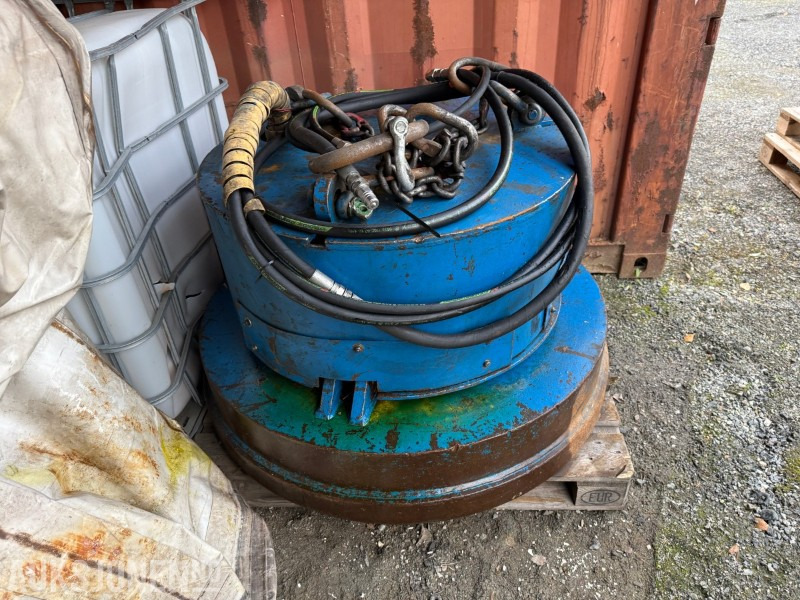 Attrezzatura da costruzione Hydraulisk magnet - Diameter på plate 125 cm: foto 1