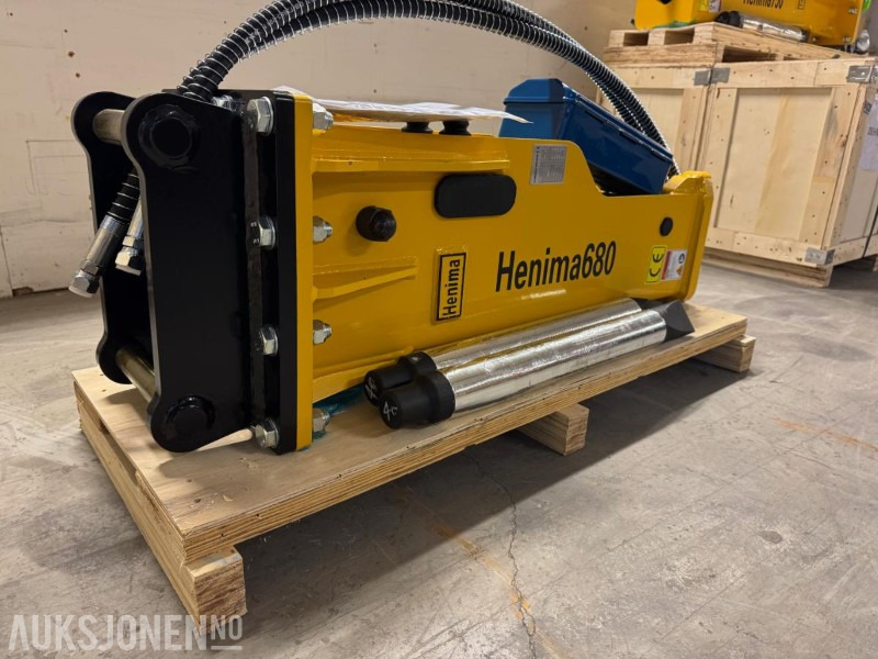 NY HENIMA PIGGHAMMER TIL 4-7 TONNS GRAVEMASKIN S40 M/GARANTI - Martello idraulico: foto 2 NY HENIMA PIGGHAMMER TIL 4-7 TONNS GRAVEMASKIN S40 M/GARANTI - Martello idraulico: foto 2