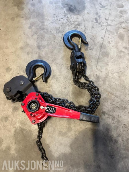 Attrezzatura da costruzione NY kjettingtalje 9000kg - god kvalitet!: foto 1