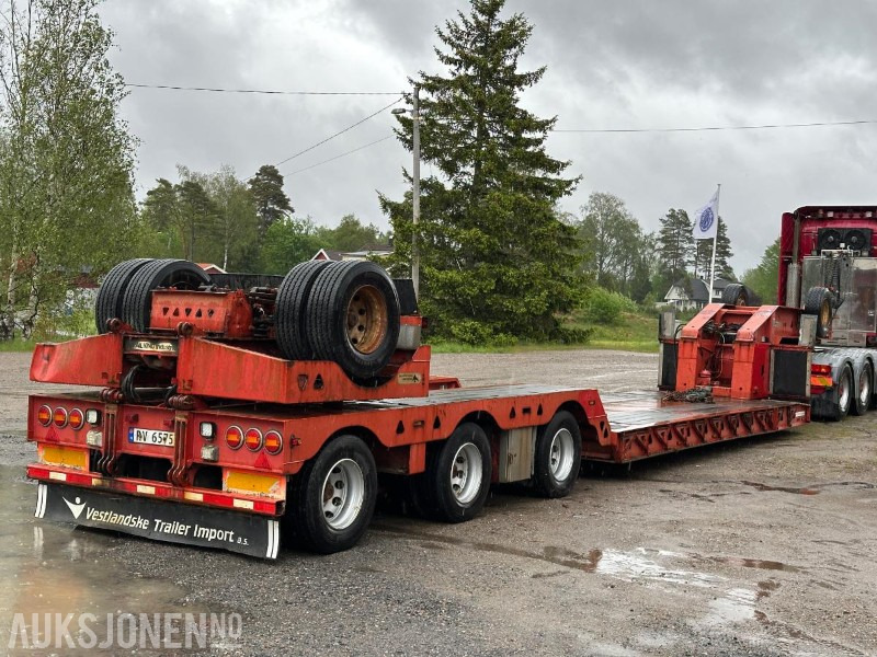 2009 Trail King TK154HED lavboy-henger - 4akslet maskinhenger med vse styring - Rimorchio: foto 5 2009 Trail King TK154HED lavboy-henger - 4akslet maskinhenger med vse styring - Rimorchio: foto 5
