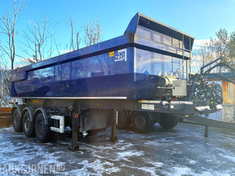 2014 Nor Slep tippsemi med flyttbar King-Pin og vibro på kasse - EU godkjent til 24.04.2026 - Rimorchio: foto 2 2014 Nor Slep tippsemi med flyttbar King-Pin og vibro på kasse - EU godkjent til 24.04.2026 - Rimorchio: foto 2