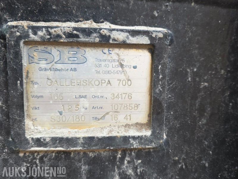 SB Sorteringsskuff 700 S30 - Attrezzatura da costruzione: foto 5 SB Sorteringsskuff 700 S30 - Attrezzatura da costruzione: foto 5