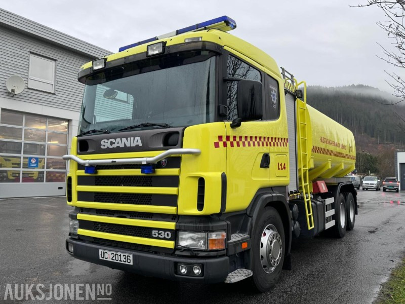 Scania R144 GB 530 - 6X2 - Brannbil / Tankbil - Ziegler FP 8/8 pumpe - 17 m3 tank - Helluft - Autopompa: foto 1 Scania R144 GB 530 - 6X2 - Brannbil / Tankbil - Ziegler FP 8/8 pumpe - 17 m3 tank - Helluft - Autopompa: foto 1