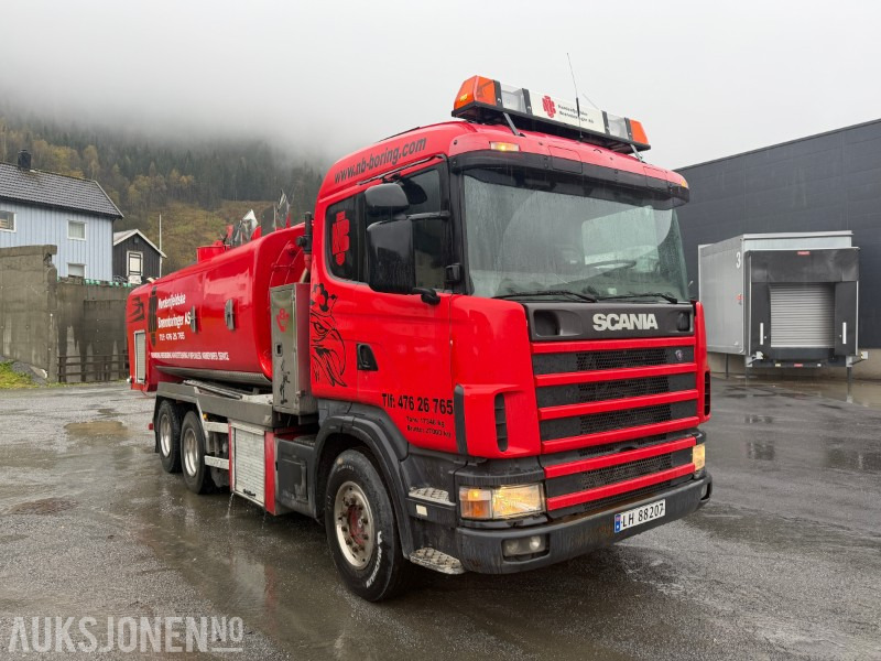 1999 Scania R124 Spyle/sugebil med Korp&Son påbygg - Veicolo speciale/ Comunale: foto 2 1999 Scania R124 Spyle/sugebil med Korp&Son påbygg - Veicolo speciale/ Comunale: foto 2