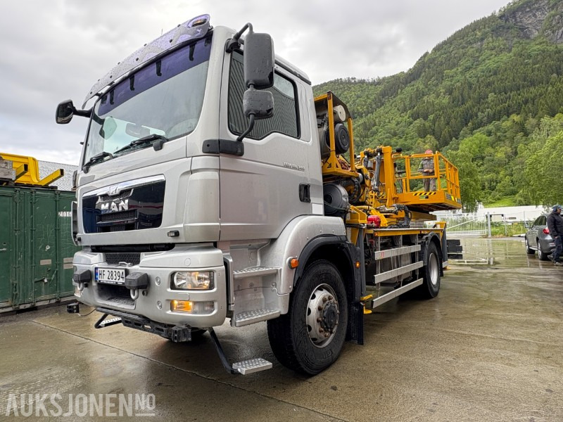 2014 MAN TGM 18.340 Normet Esslift 810 liftbil - 15 888 km - Veicolo speciale/ Comunale: foto 1 2014 MAN TGM 18.340 Normet Esslift 810 liftbil - 15 888 km - Veicolo speciale/ Comunale: foto 1
