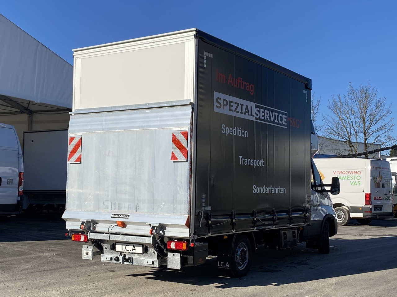 Furgone centinato nuovo IVECO DAILY 35S18HP  D30C | PRITSCHE PLANE + SCHLAFKABINE + LADERAMPE: foto 21