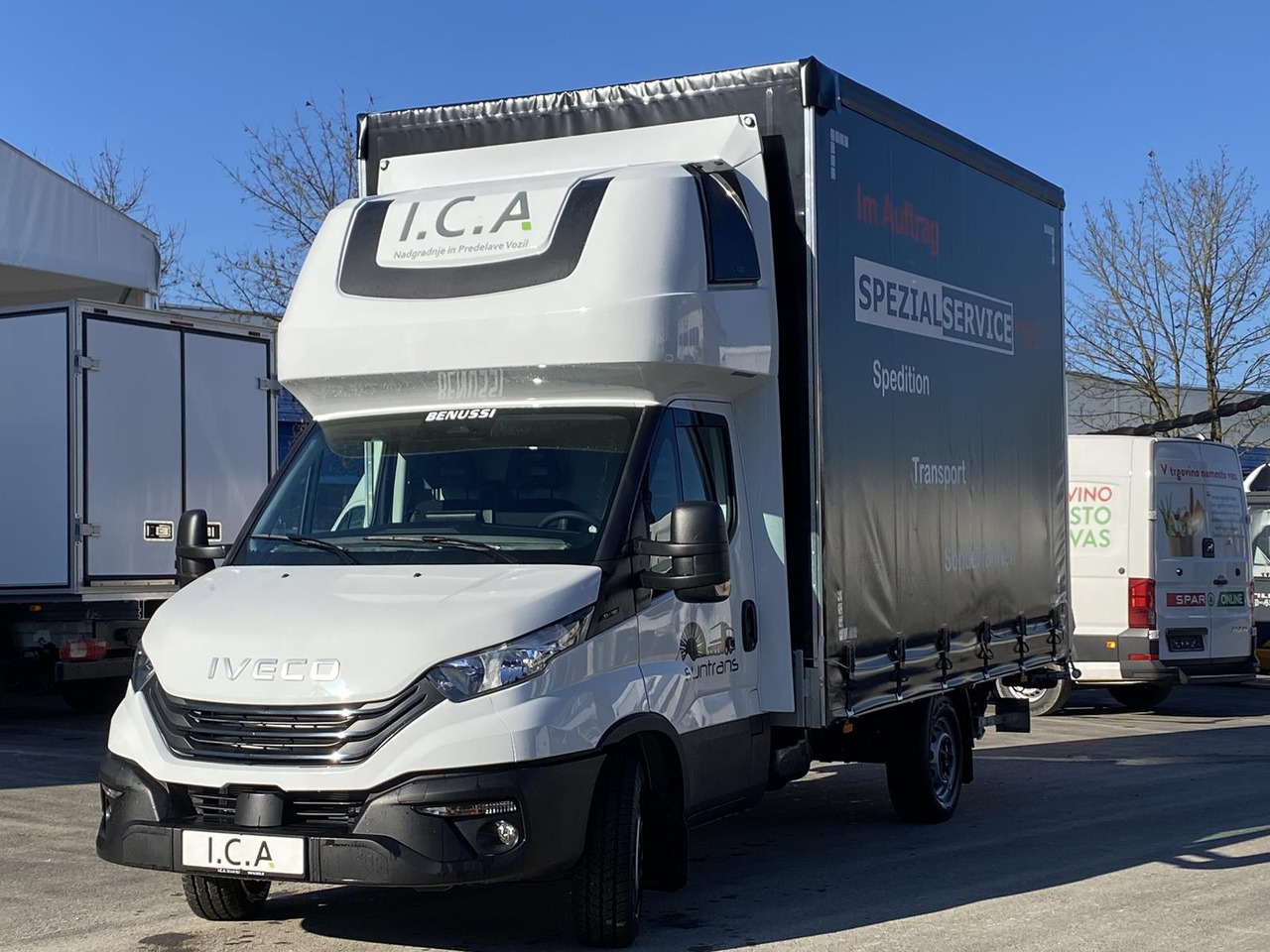 Furgone centinato nuovo IVECO DAILY 35S18HP  D30C | PRITSCHE PLANE + SCHLAFKABINE + LADERAMPE: foto 26