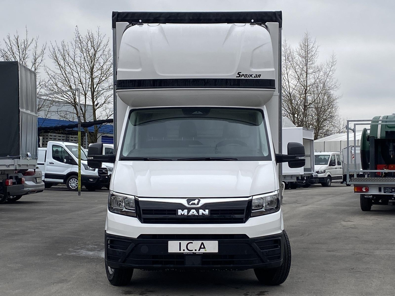 Furgone centinato nuovo MAN TGE 3.180 L4 2.0 TDI | PRITSCHE PLANE + SCHLAFKABINE: foto 8