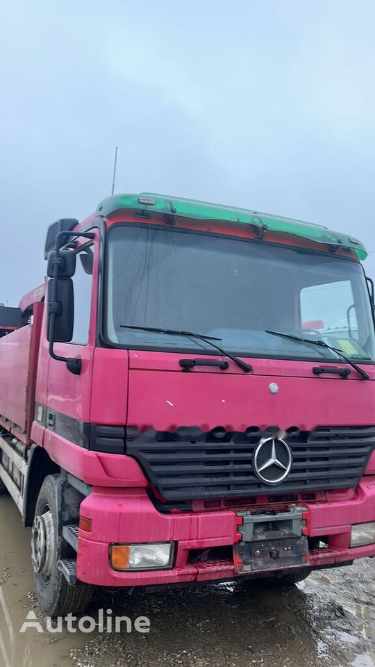 Mercedes-Benz Actros MP1 - Autocarro con pianale/ Cassone fisso, Camion con gru: foto 2 Mercedes-Benz Actros MP1 - Autocarro con pianale/ Cassone fisso, Camion con gru: foto 2