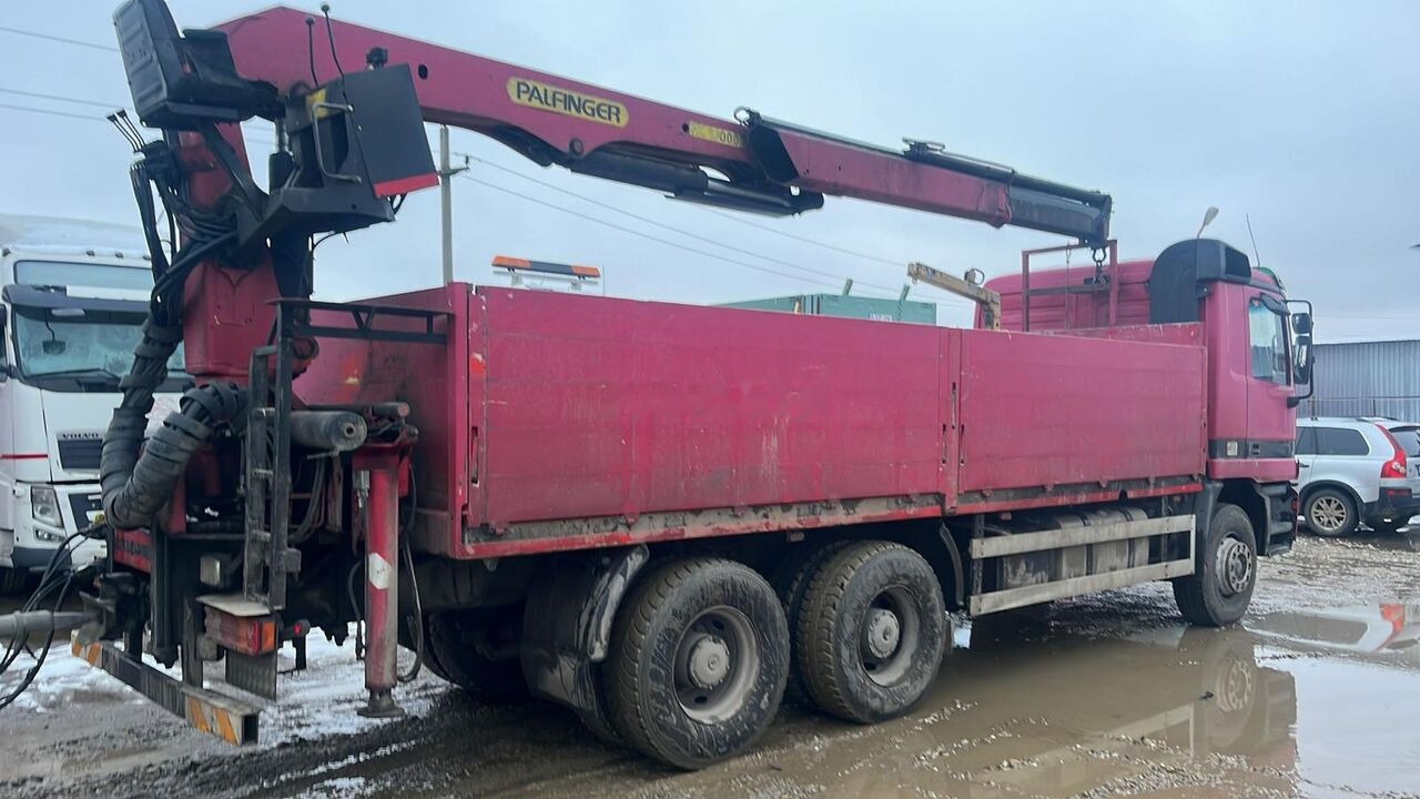 Mercedes-Benz Actros MP1 - Autocarro con pianale/ Cassone fisso, Camion con gru: foto 5 Mercedes-Benz Actros MP1 - Autocarro con pianale/ Cassone fisso, Camion con gru: foto 5