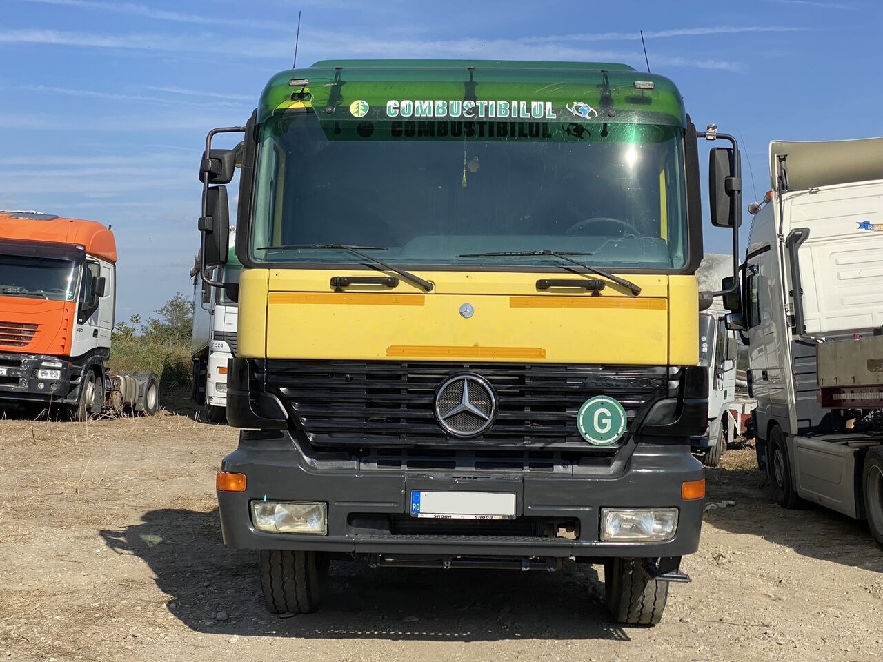 Mercedes-Benz Dropside camion Mercedes-Benz Actros MP1 V6 2635 + KRANE HIAB 17 - Camion con gru, Autocarro con pianale/ Cassone fisso: foto 3 Mercedes-Benz Dropside camion Mercedes-Benz Actros MP1 V6 2635 + KRANE HIAB 17 - Camion con gru, Autocarro con pianale/ Cassone fisso: foto 3